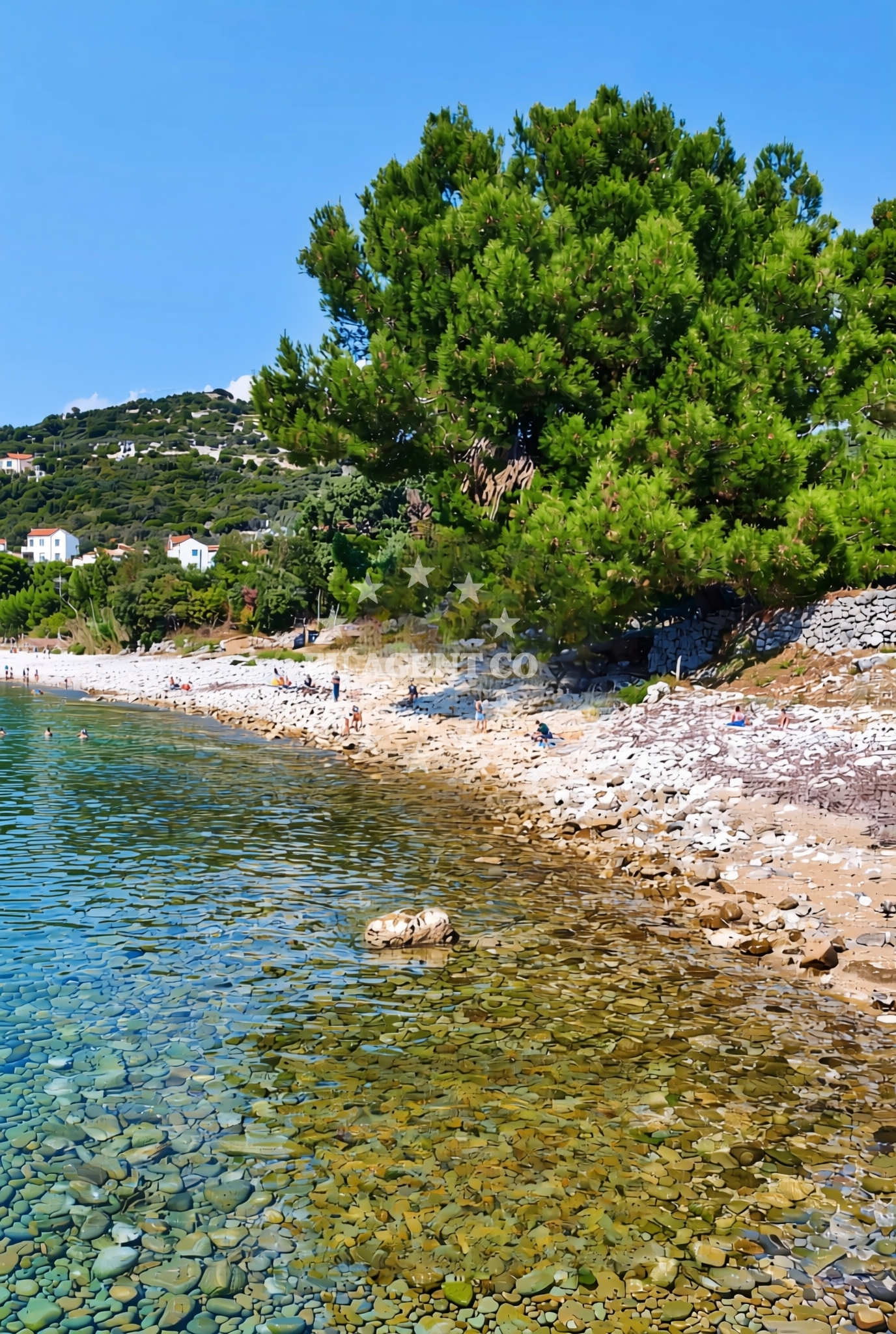 Additional view of Miholašćica jug, Miholašćica (Cres) Beach in Miholašćica jug