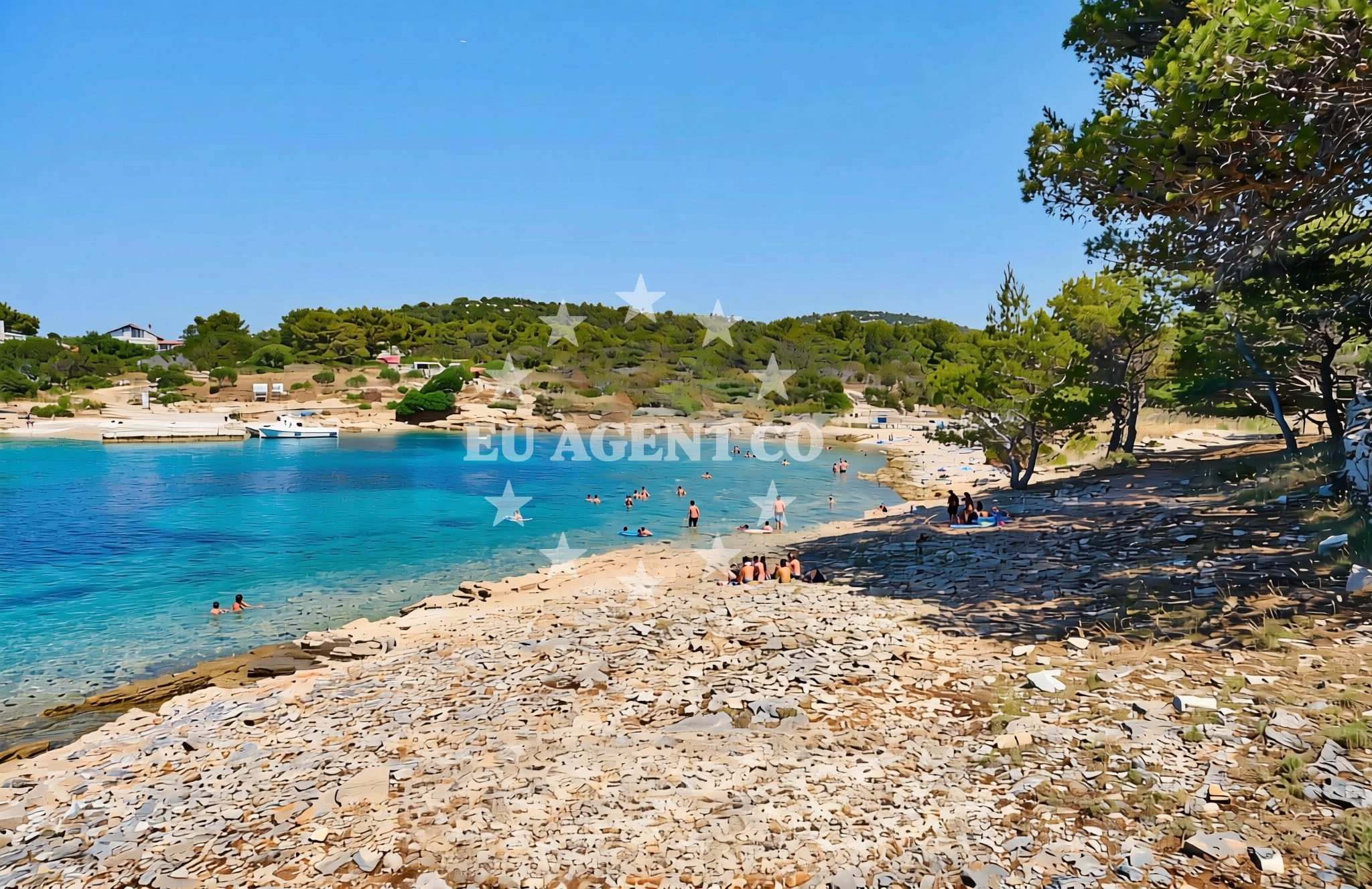 Additional view of Mikavica, Žirje (Žirje) Beach in Mikavica