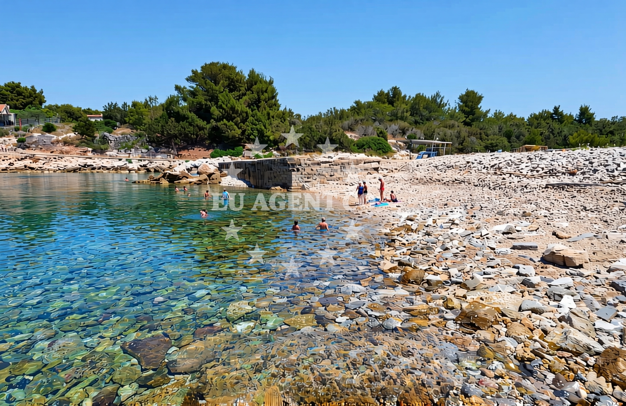 Additional view of Mikavica, Žirje (Žirje) Beach in Mikavica