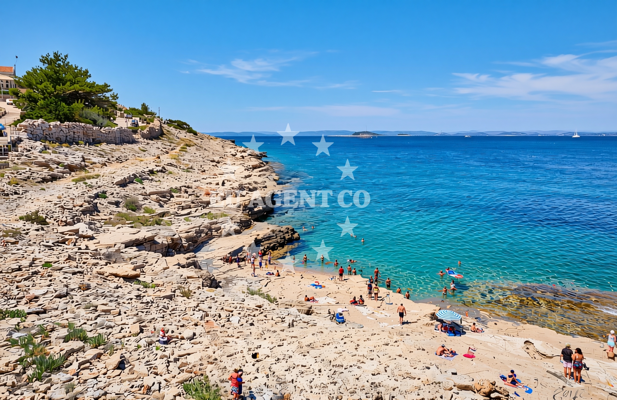 Additional view of Mikavica, Žirje (Žirje) Beach in Mikavica