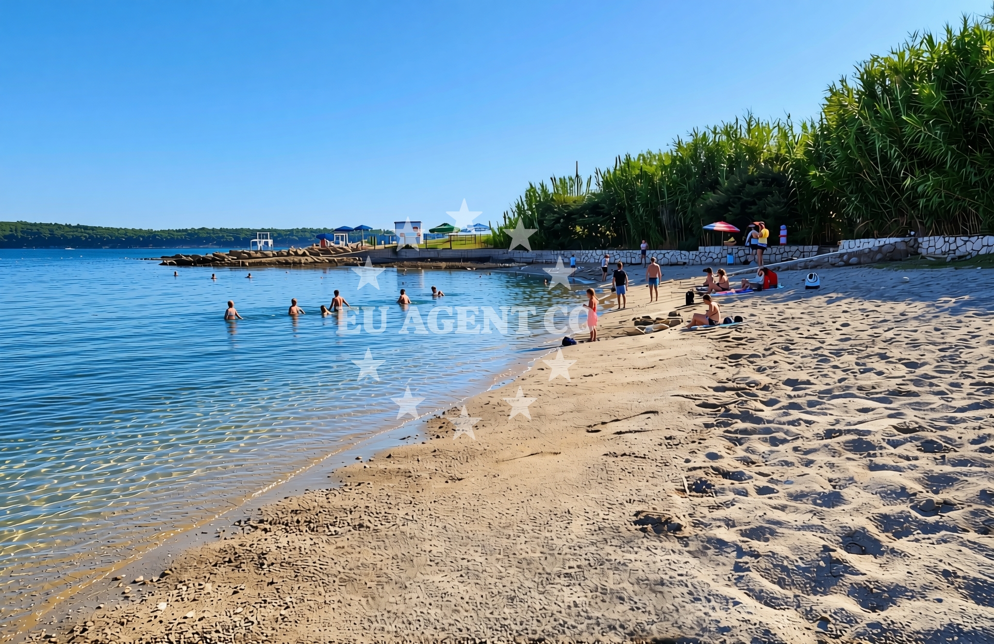 Additional view of Mikelići, Banjol (Rab) Beach in Mikelići