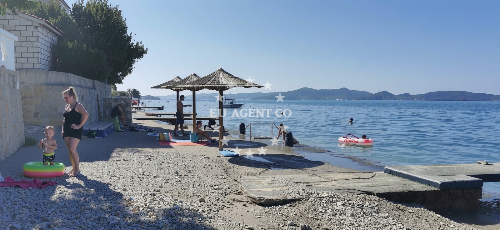 Sea and coastal view of Mikulandra beach in Put svete Marije 52, Bibinje