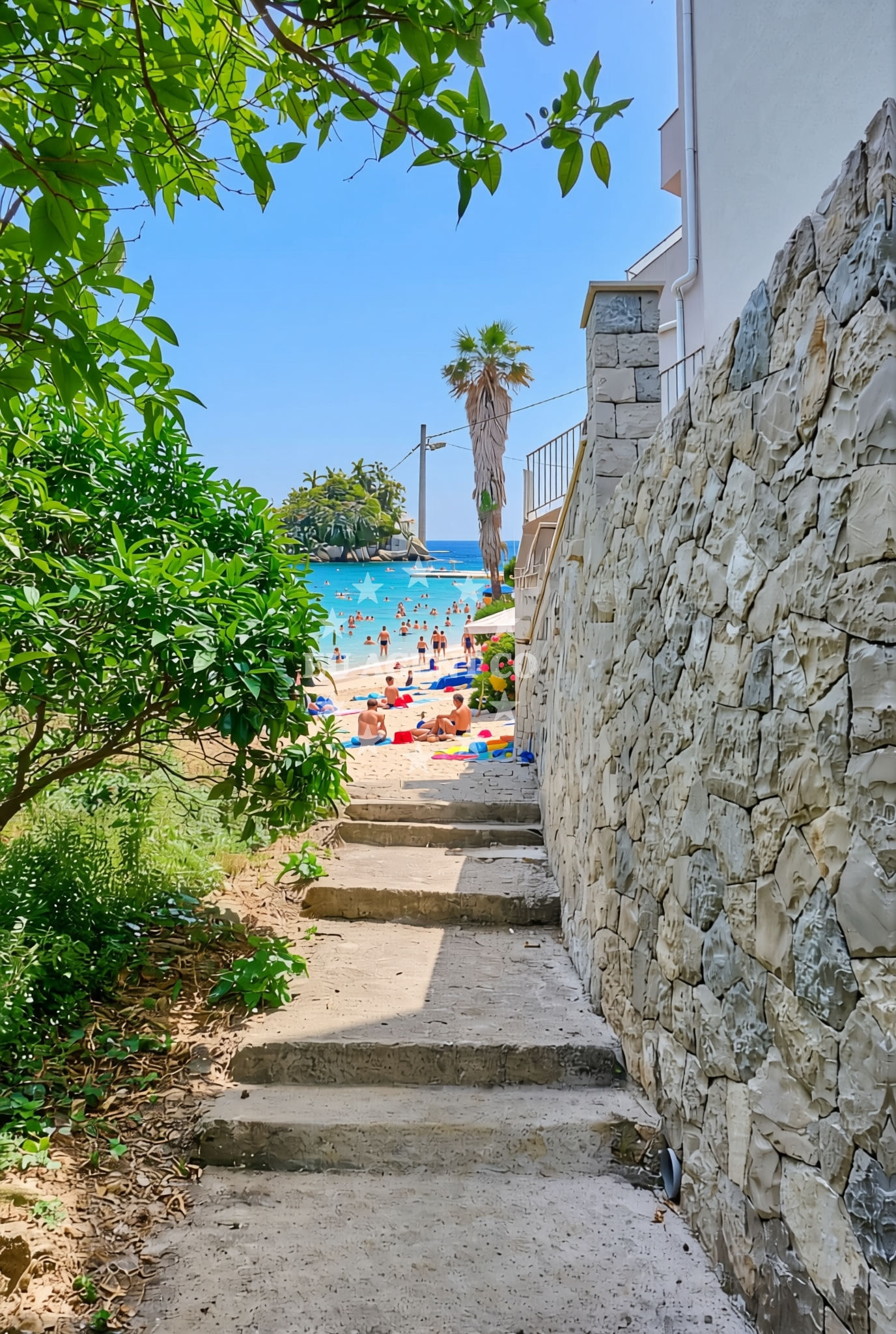 Additional view of Mikulići: beaches and coves in Mikulići