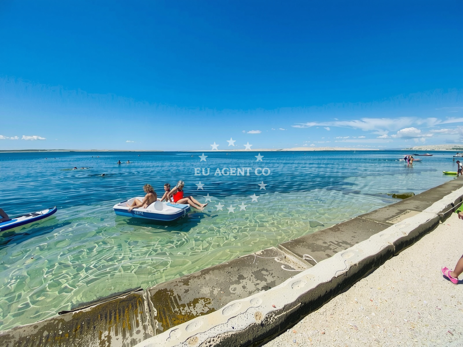 Overview of Miletici beach in Rtina I 257 E 1, Rtina
