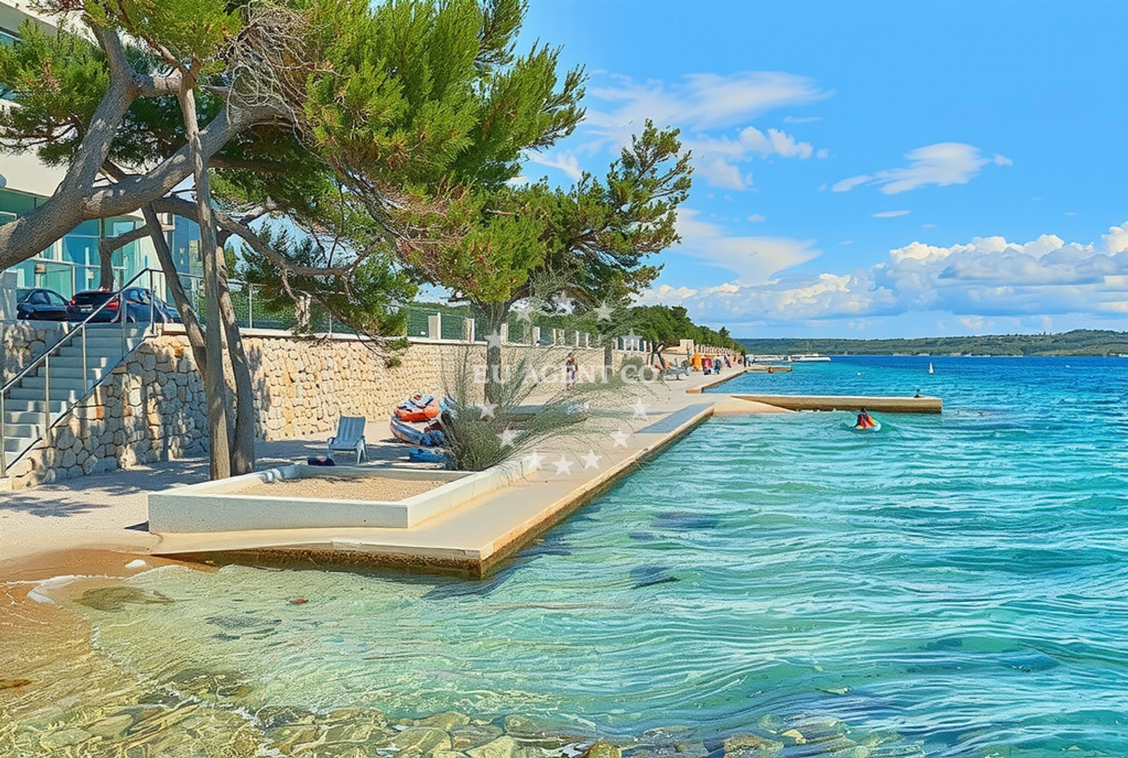 Additional view of Miletici beach in Rtina I 257 E 1, Rtina