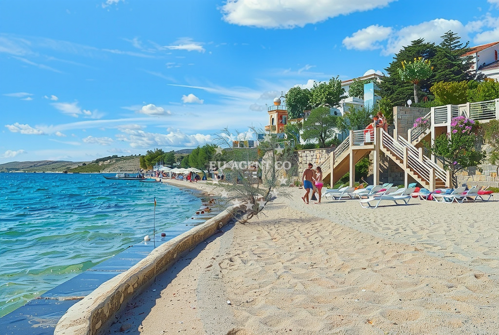 Additional view of Miletici beach in Rtina I 257 E 1, Rtina