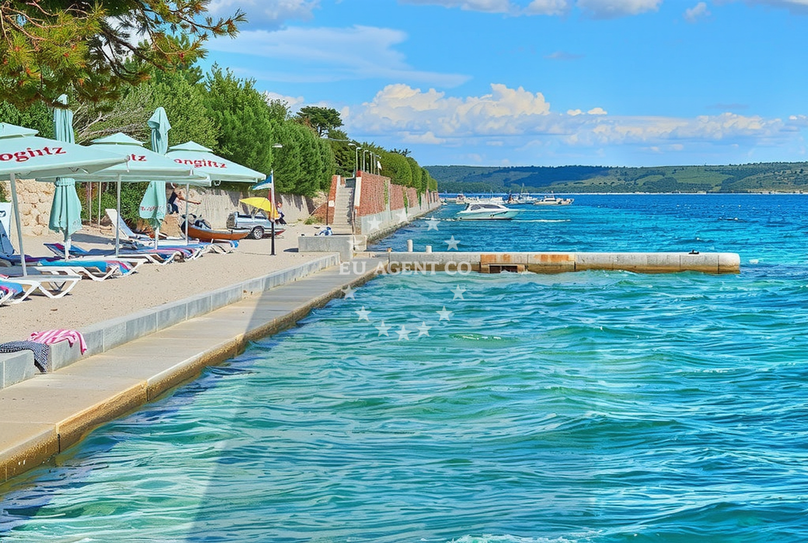 Additional view of Miletici beach in Rtina I 257 E 1, Rtina