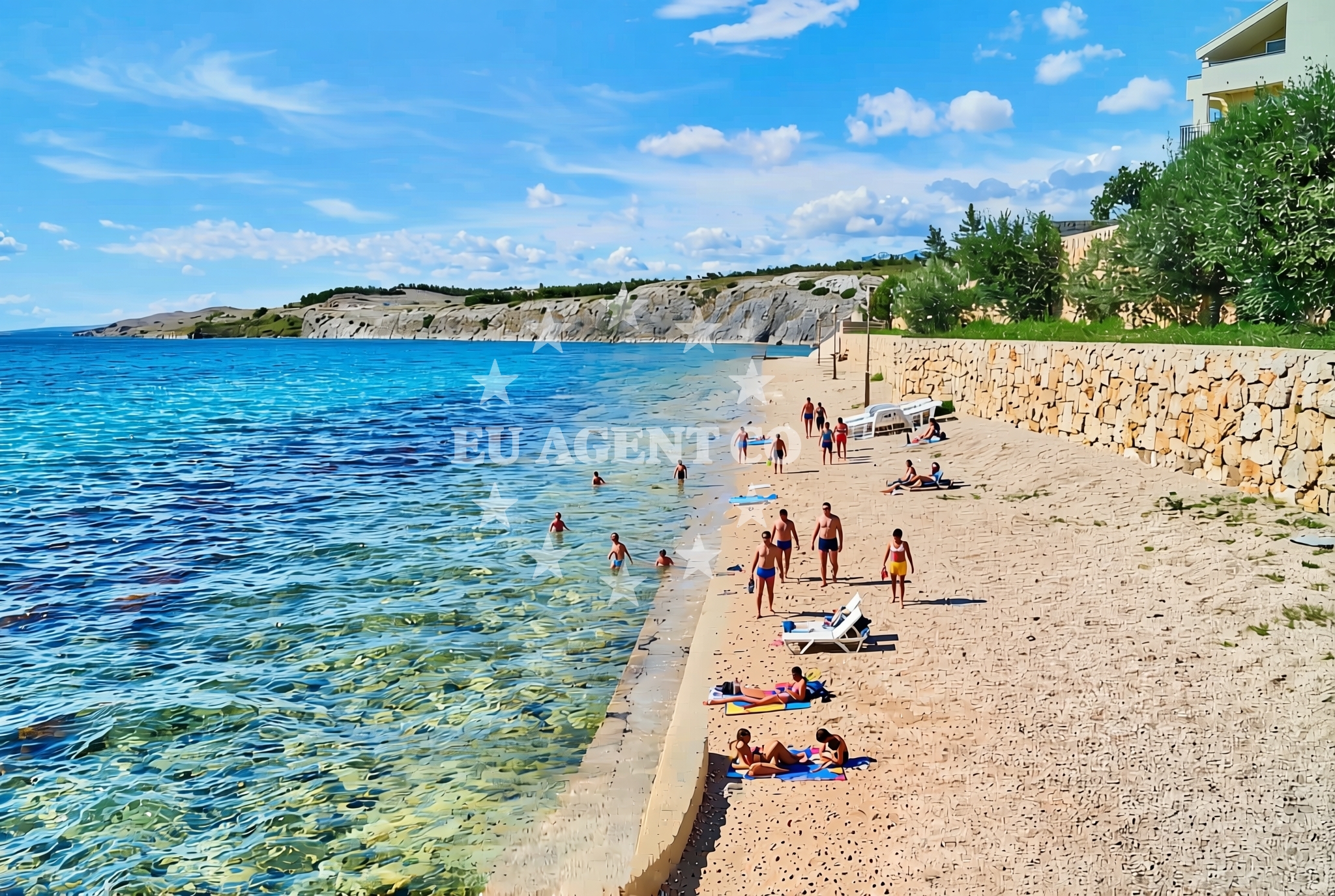 Additional view of Miletići zapad, Rtina Beach in Miletići zapad