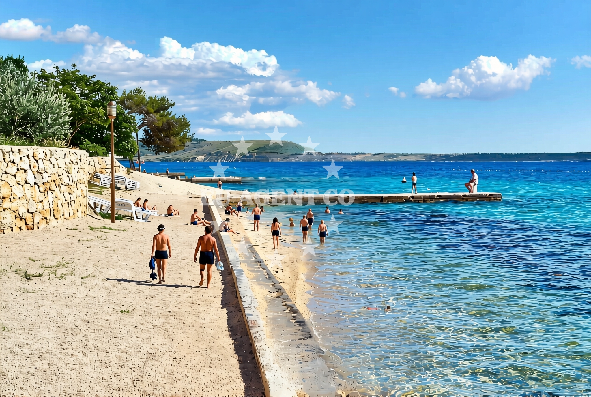 Additional view of Miletići zapad, Rtina Beach in Miletići zapad