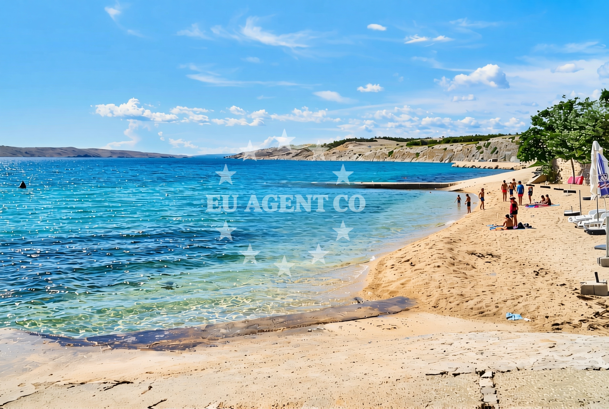 Additional view of Miletići zapad, Rtina Beach in Miletići zapad