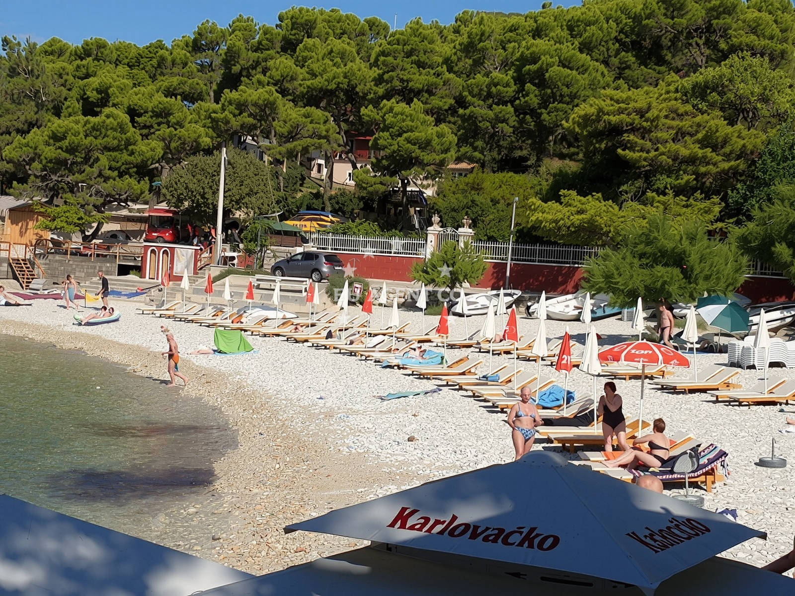 Sea and coastal view of Milna beach in Milna 11, Hvar