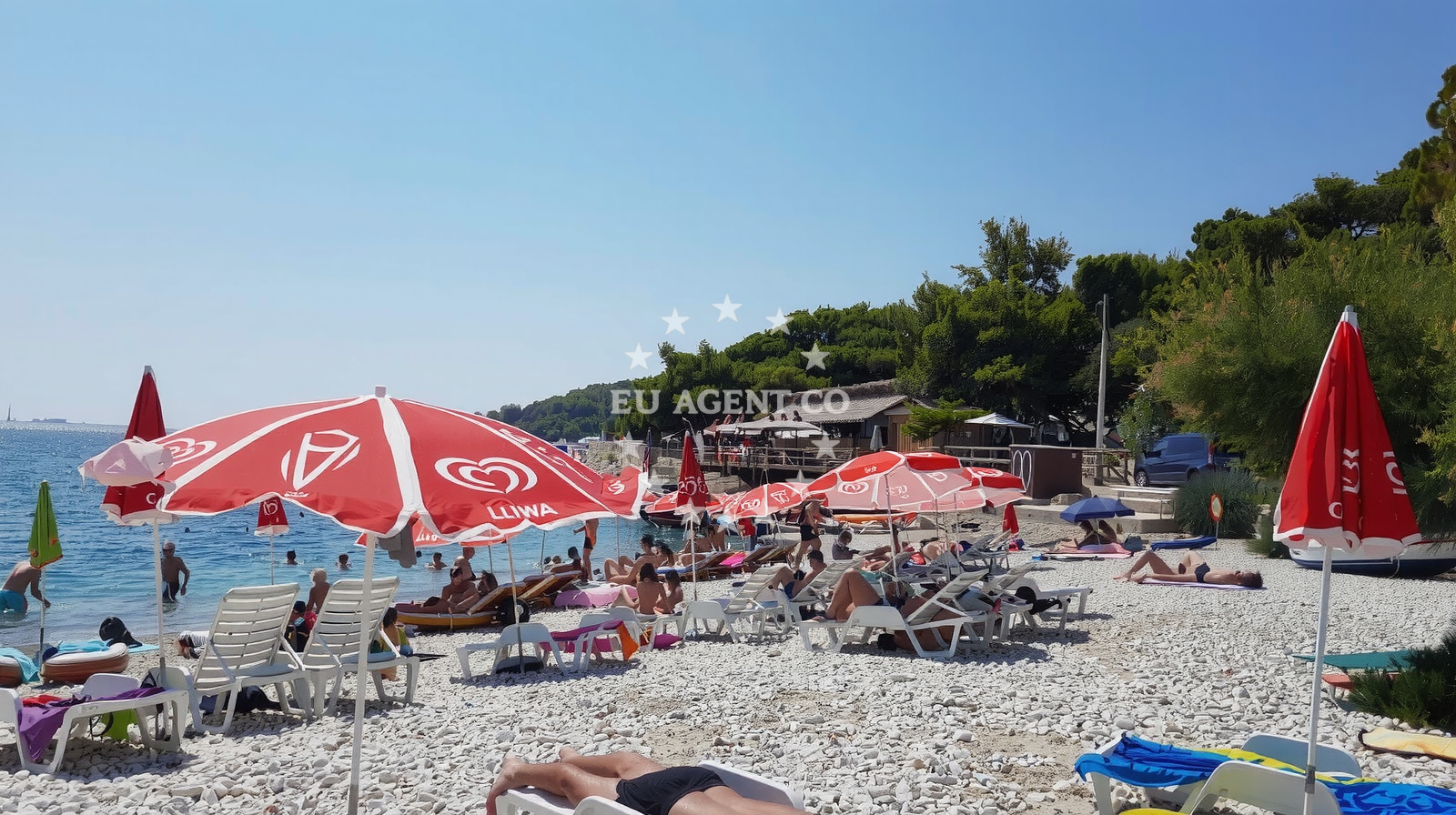 Additional view of Milna beach in Milna 11, Hvar