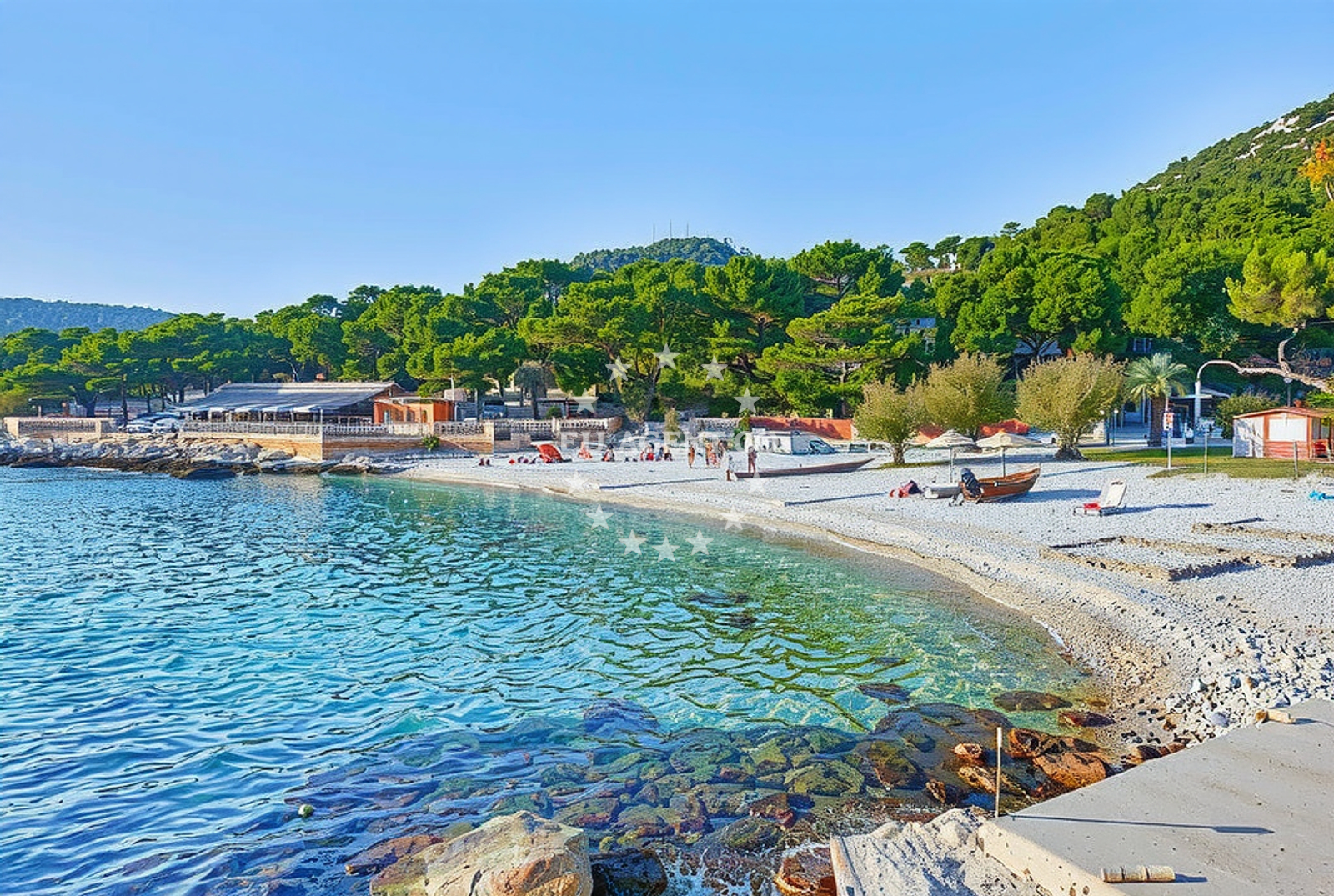 Additional view of Milna beach in Milna 11, Hvar