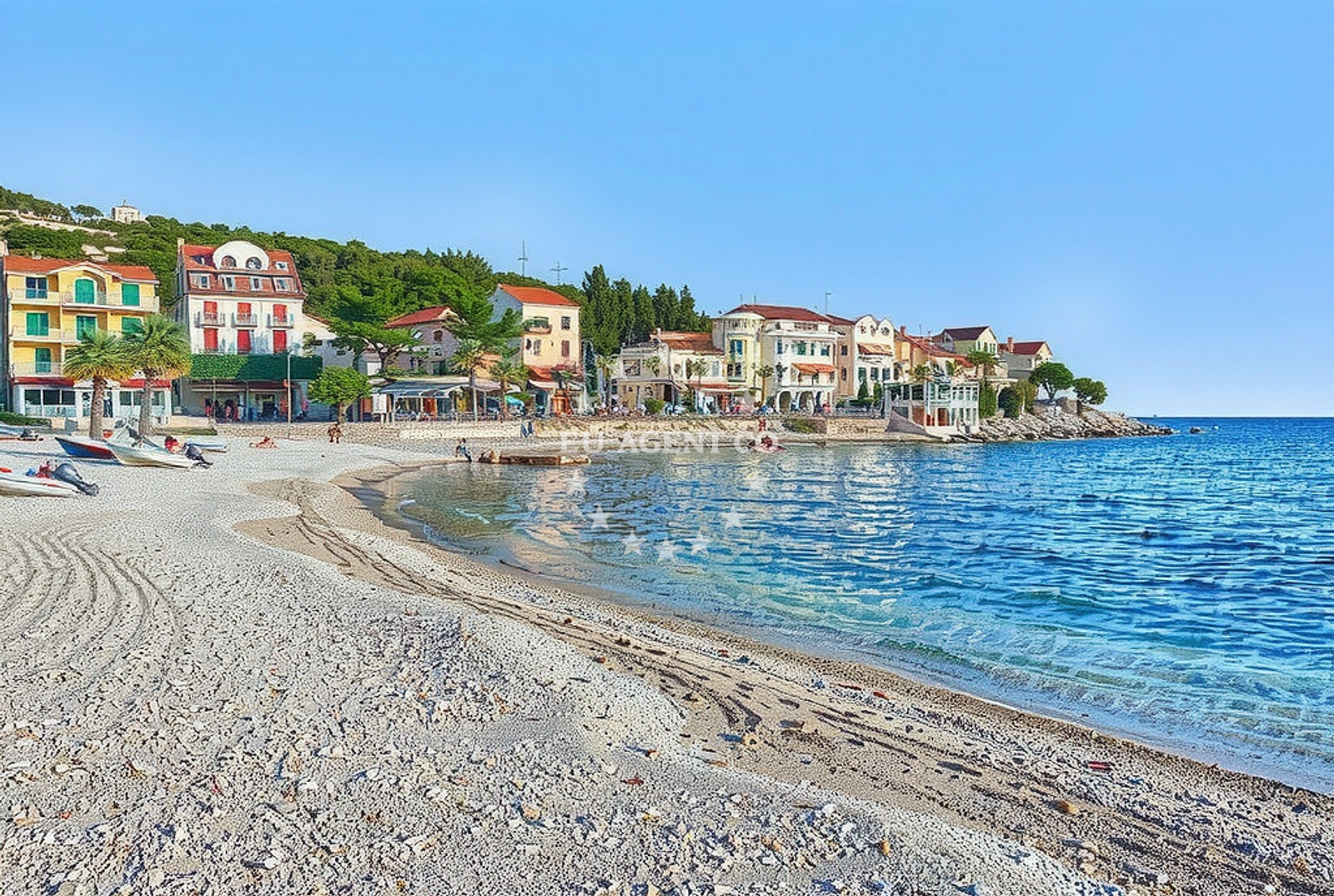 Additional view of Milna beach in Milna 11, Hvar