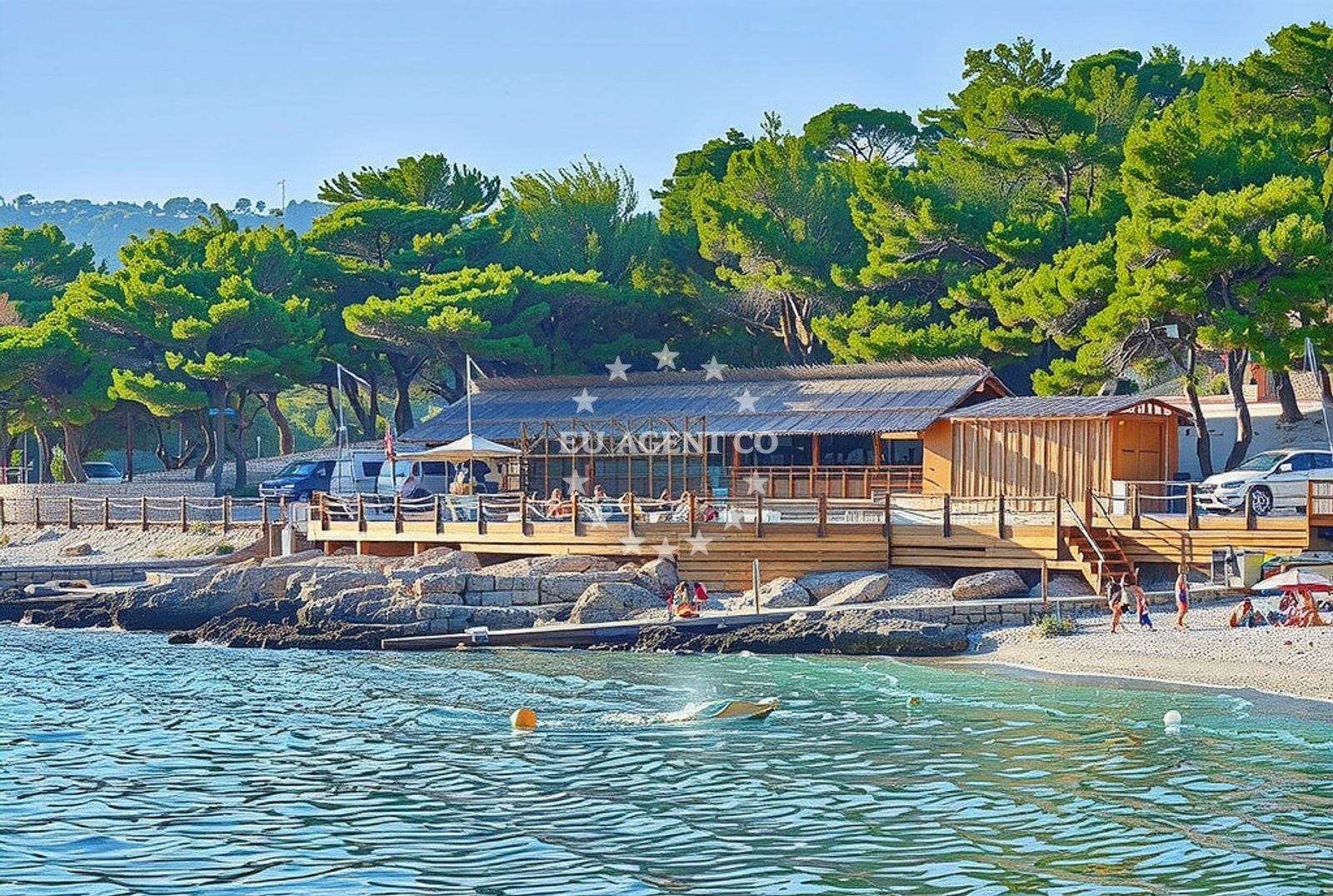 Additional view of Milna beach in Milna 11, Hvar