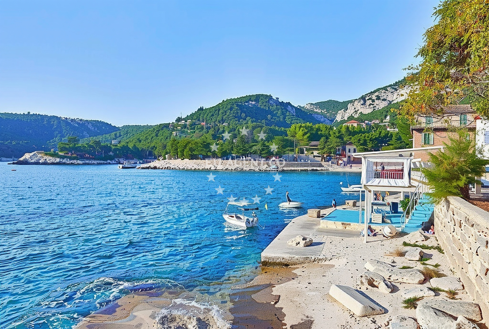 Additional view of Milna beach in Milna 11, Hvar