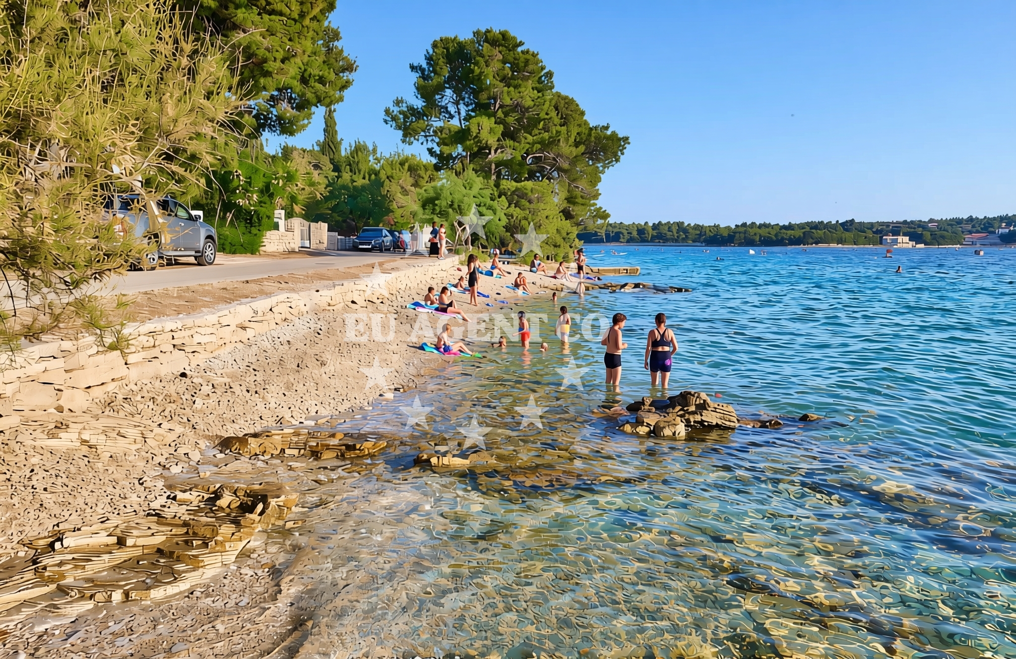 Overview of Milna (Brač): beaches and coves (7) in Milna (Brač)