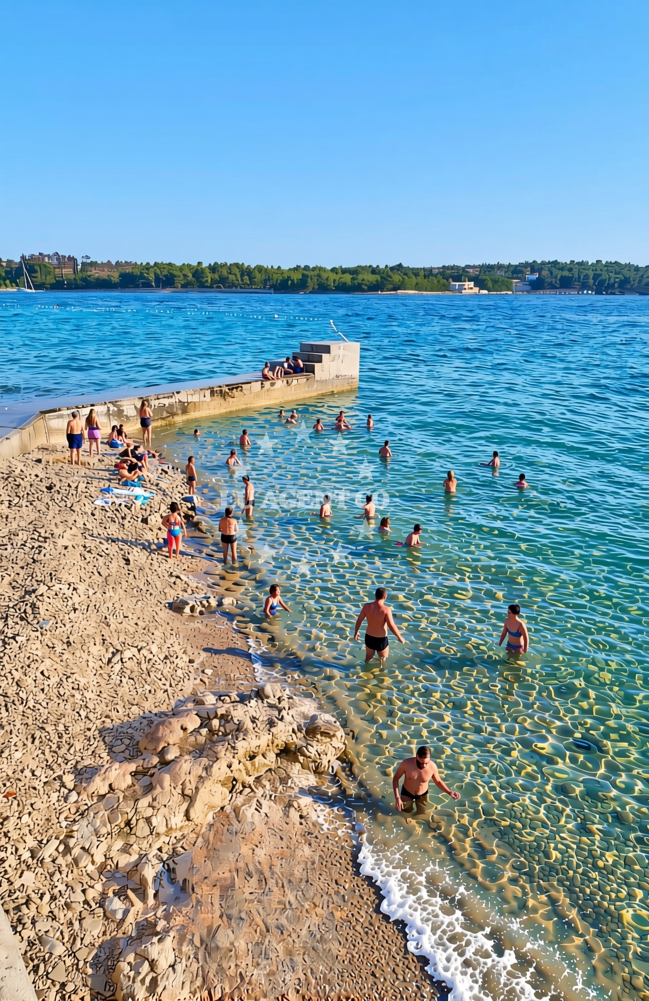 Beach facilities and surroundings at Milna (Brač): beaches and coves (7) in Milna (Brač)