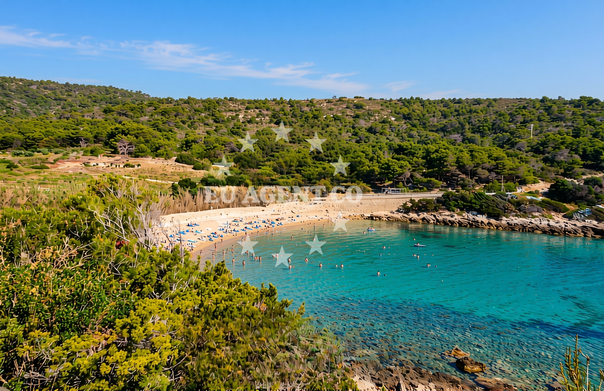 Beach facilities and surroundings at Milna (Vis): beaches and coves (4) in Milna (Vis)