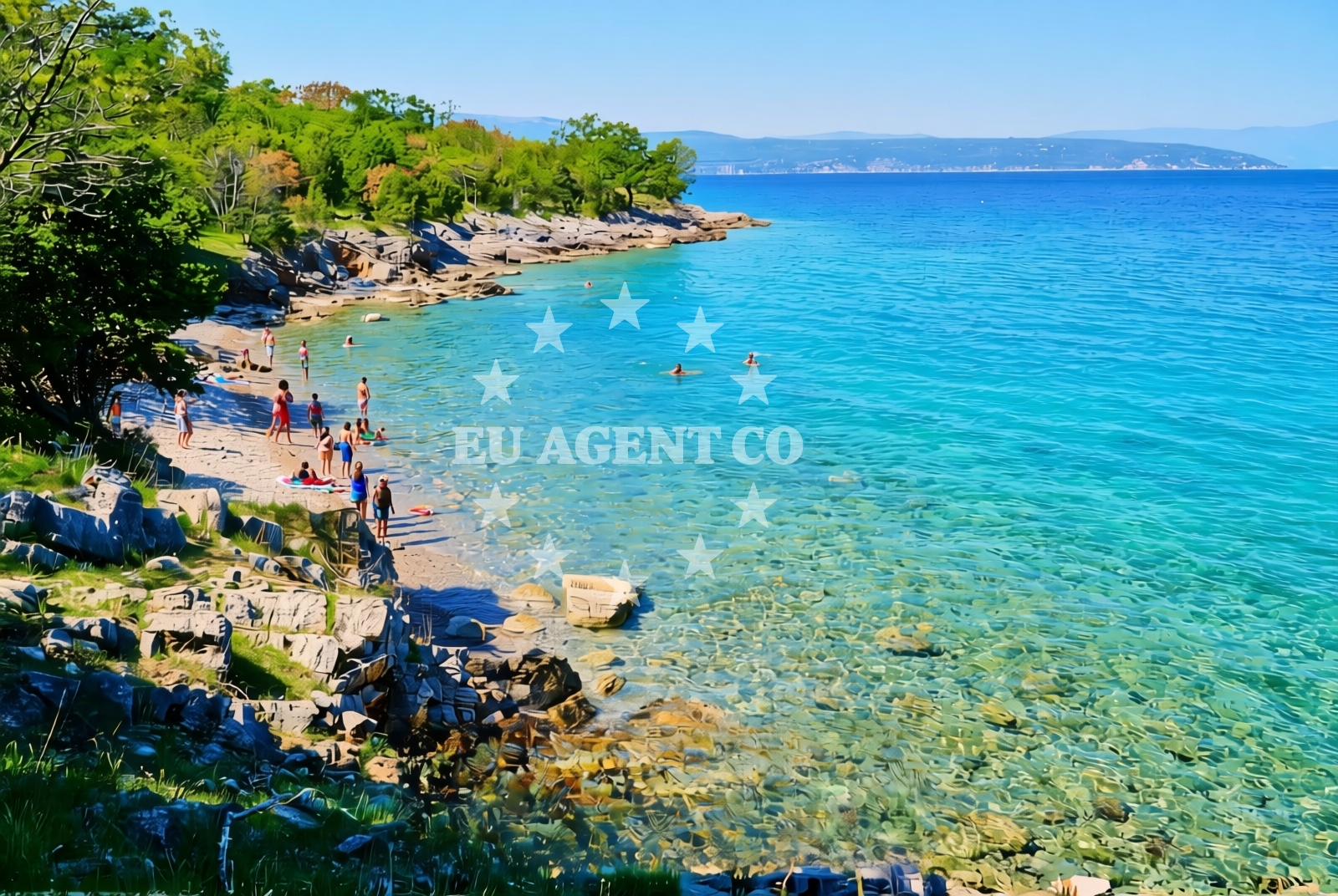 Overview of Milohnići (Krk): beaches and coves (10) in Milohnići (Krk)