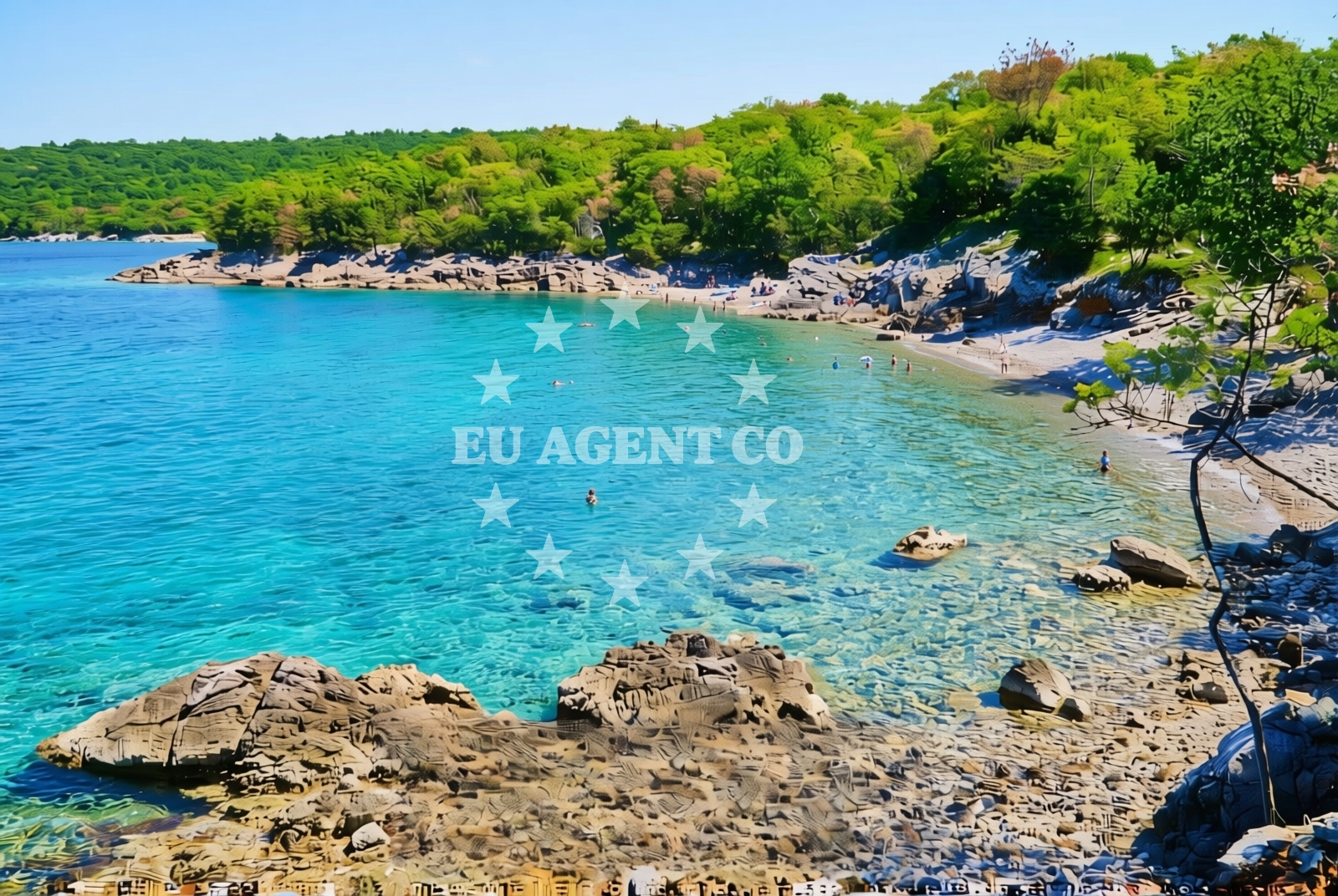 Shoreline and swimming area at Milohnići (Krk): beaches and coves (10) in Milohnići (Krk)