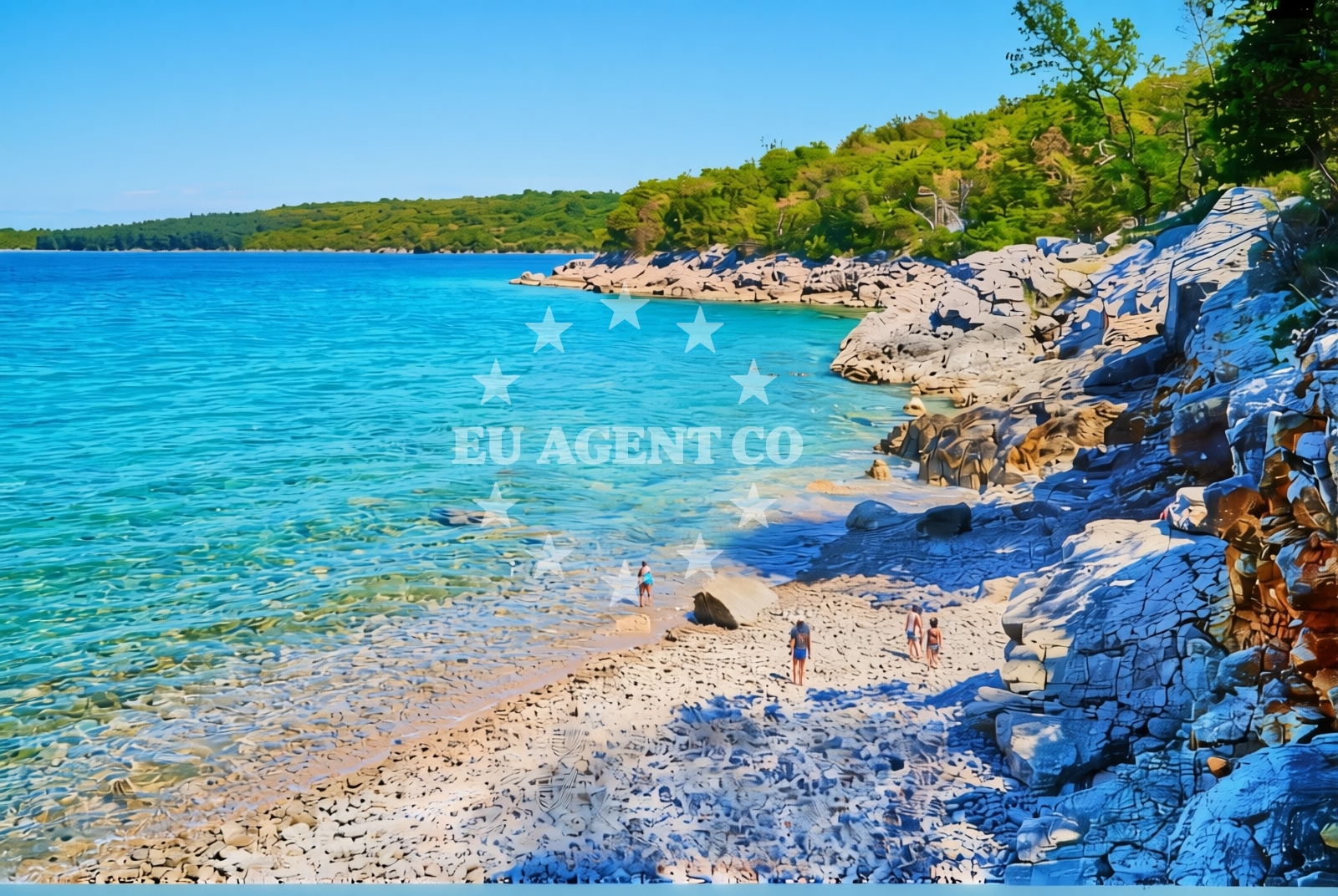 Additional view of Milohnići (Krk): beaches and coves (10) in Milohnići (Krk)