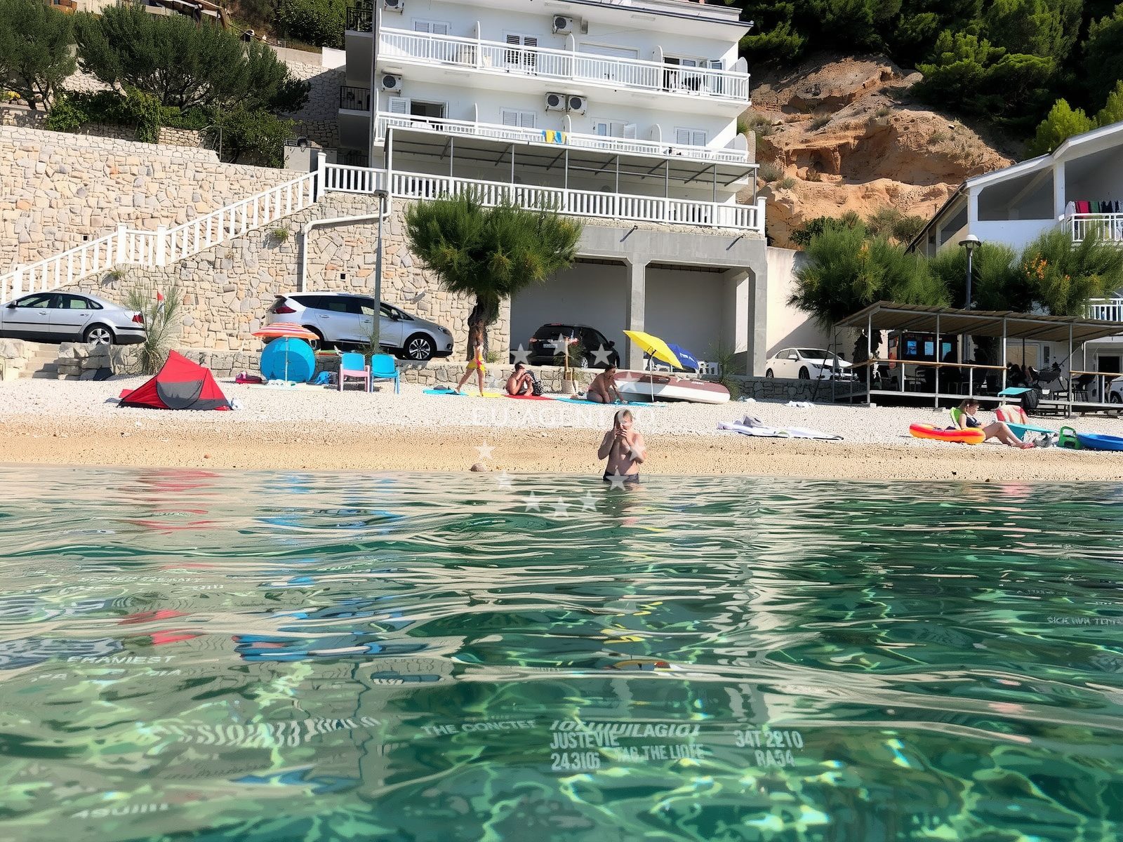 Additional view of Mimice beach in 9 Prilaz moru, Mimice