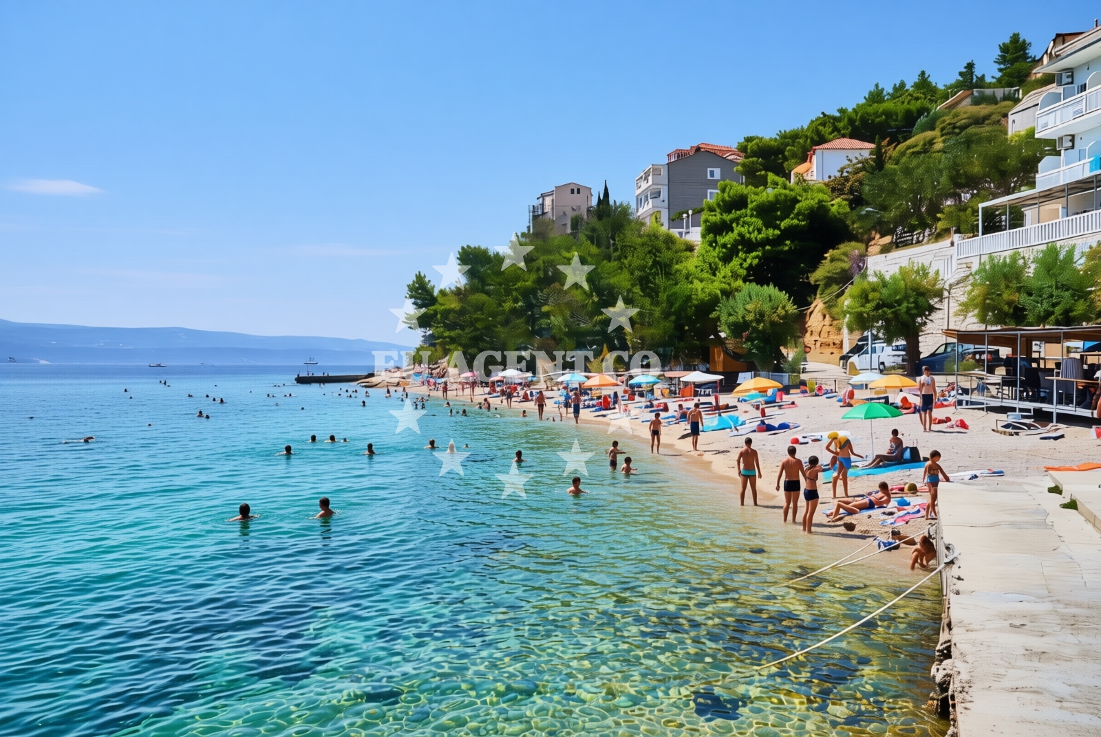 Overview of Mimice: beaches and coves (7) in Mimice