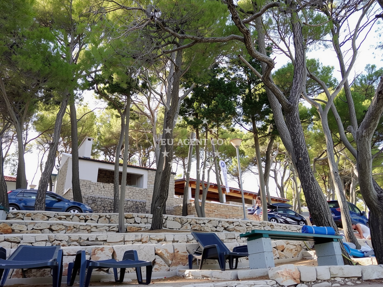 Shoreline and swimming area at Mina beach in Jelsa 876, Jelsa