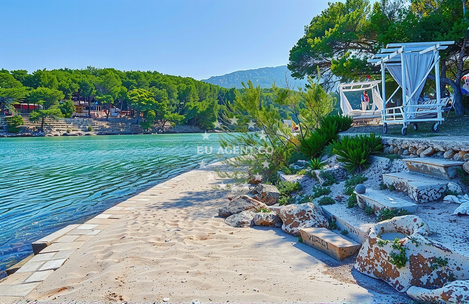 Additional view of Mina beach in Jelsa 876, Jelsa