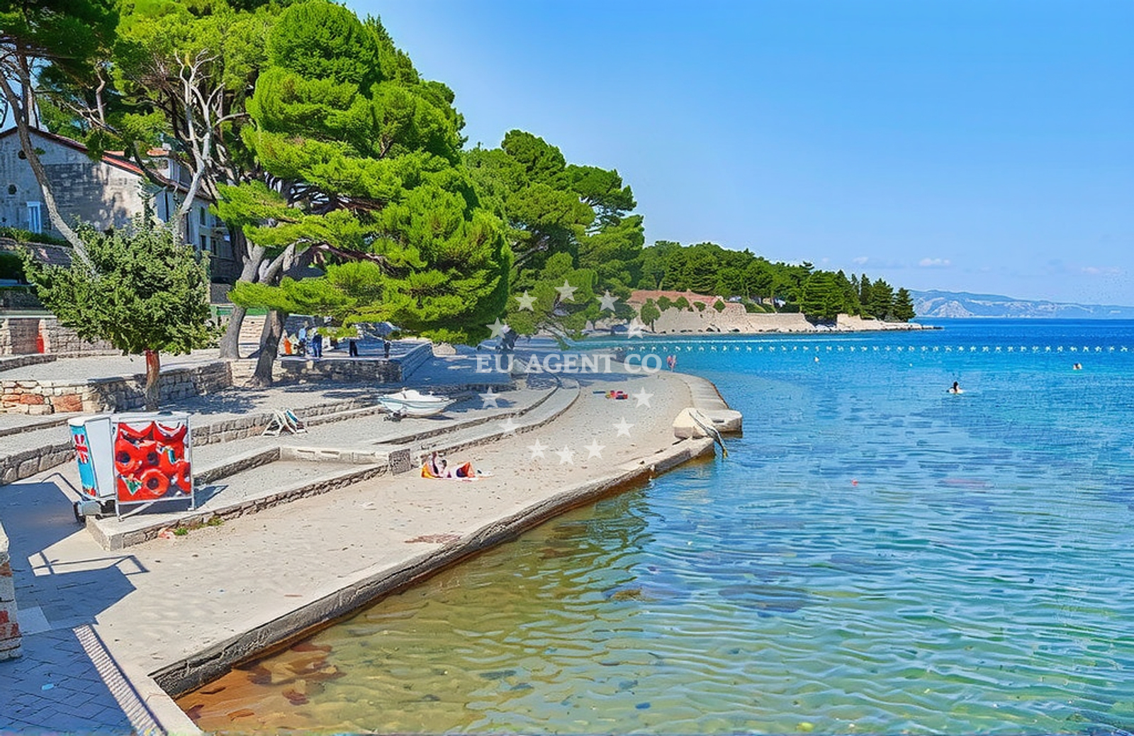 Additional view of Mina beach in Jelsa 876, Jelsa