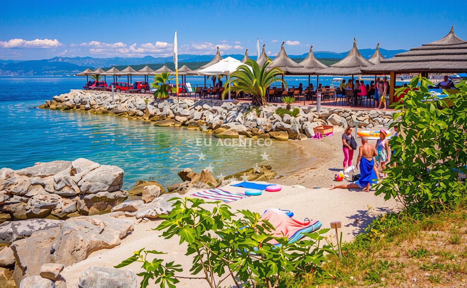 Additional view of Miramare beach in , Njivice