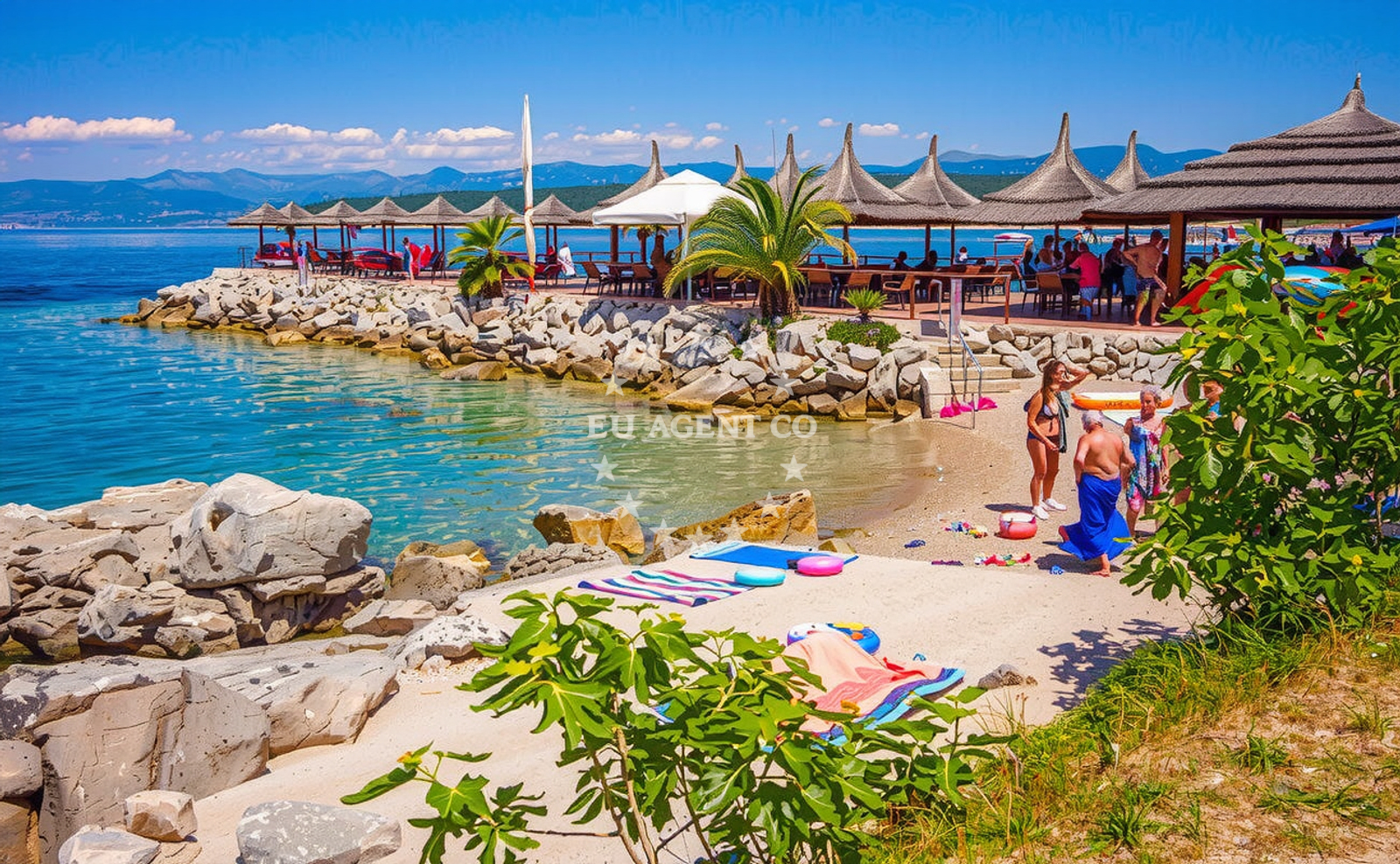 Additional view of Miramare beach in , Njivice