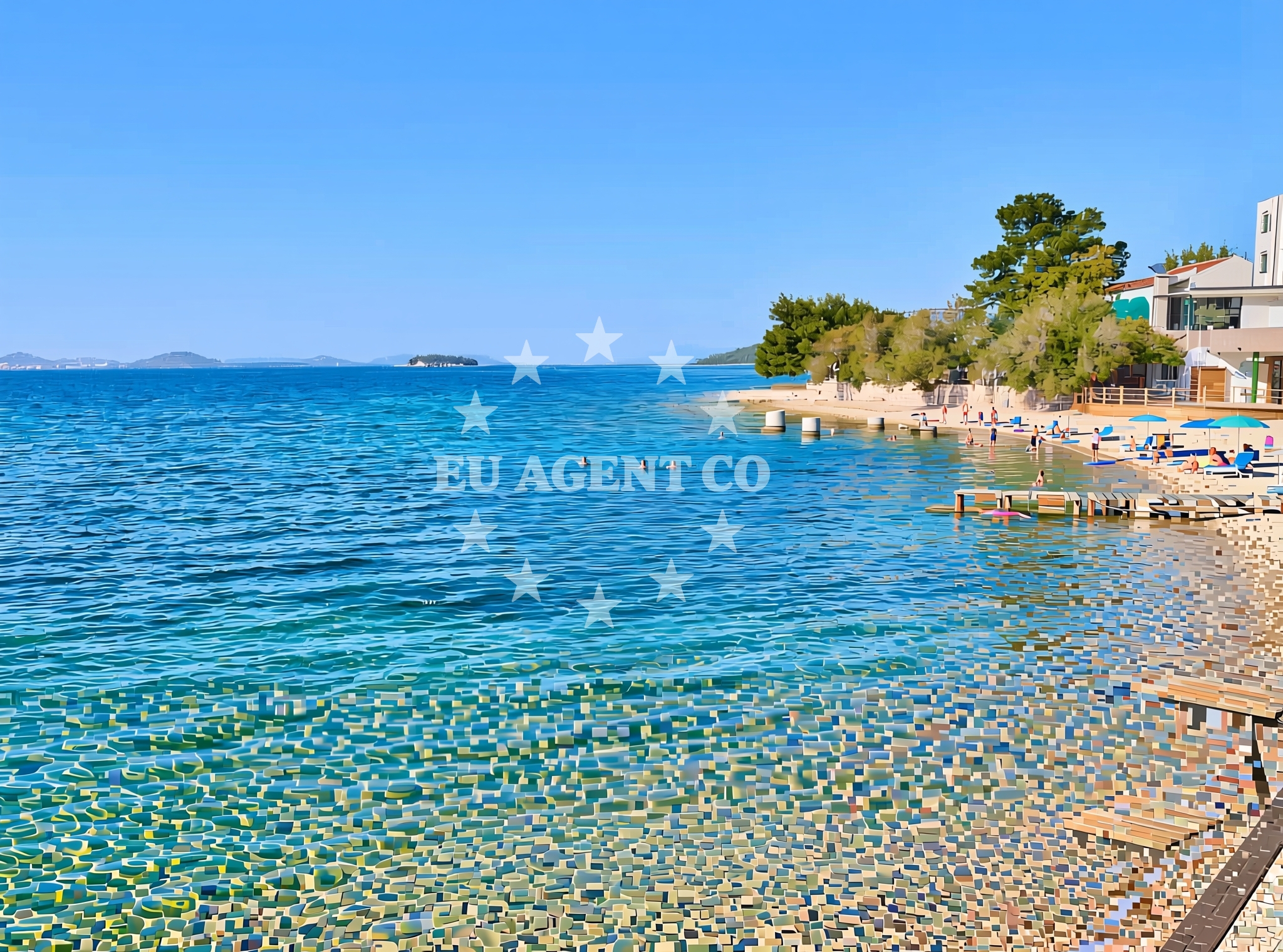Additional view of Miran, Pirovac Beach in Miran