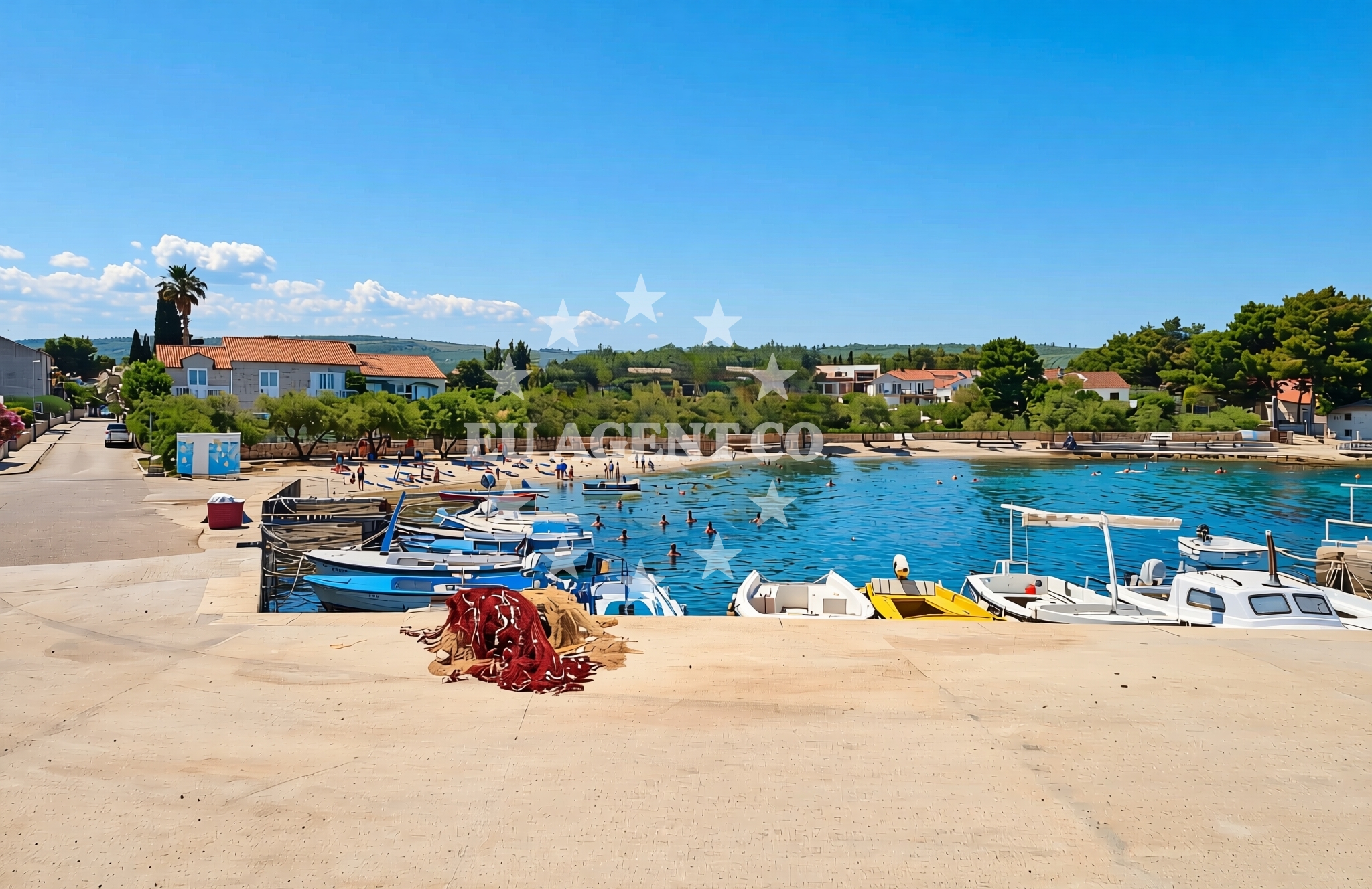 Shoreline and swimming area at Mirca (Brač): beaches and coves (7) in Mirca (Brač)