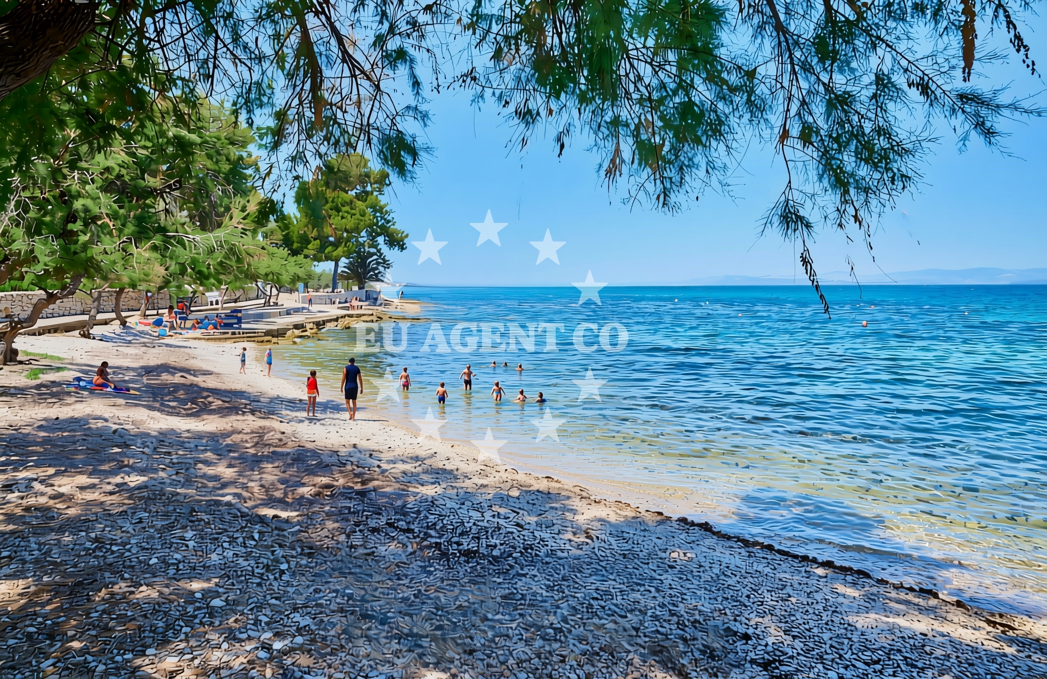 Sea and coastal view of Mirca (Brač): beaches and coves (7) in Mirca (Brač)