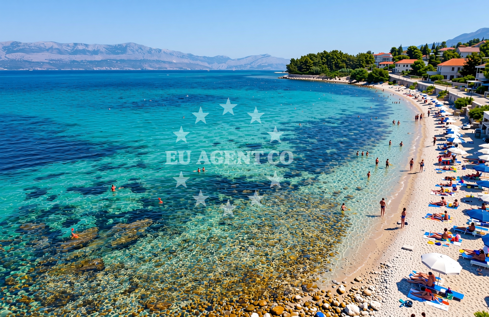 Additional view of Mirca zapad, Mirca (Brač) Beach in Mirca zapad
