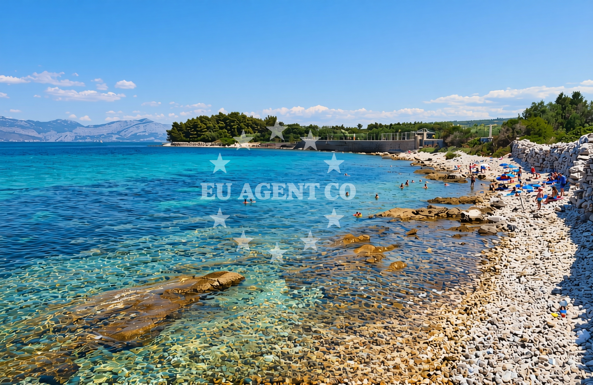 Additional view of Mirca zapad, Mirca (Brač) Beach in Mirca zapad