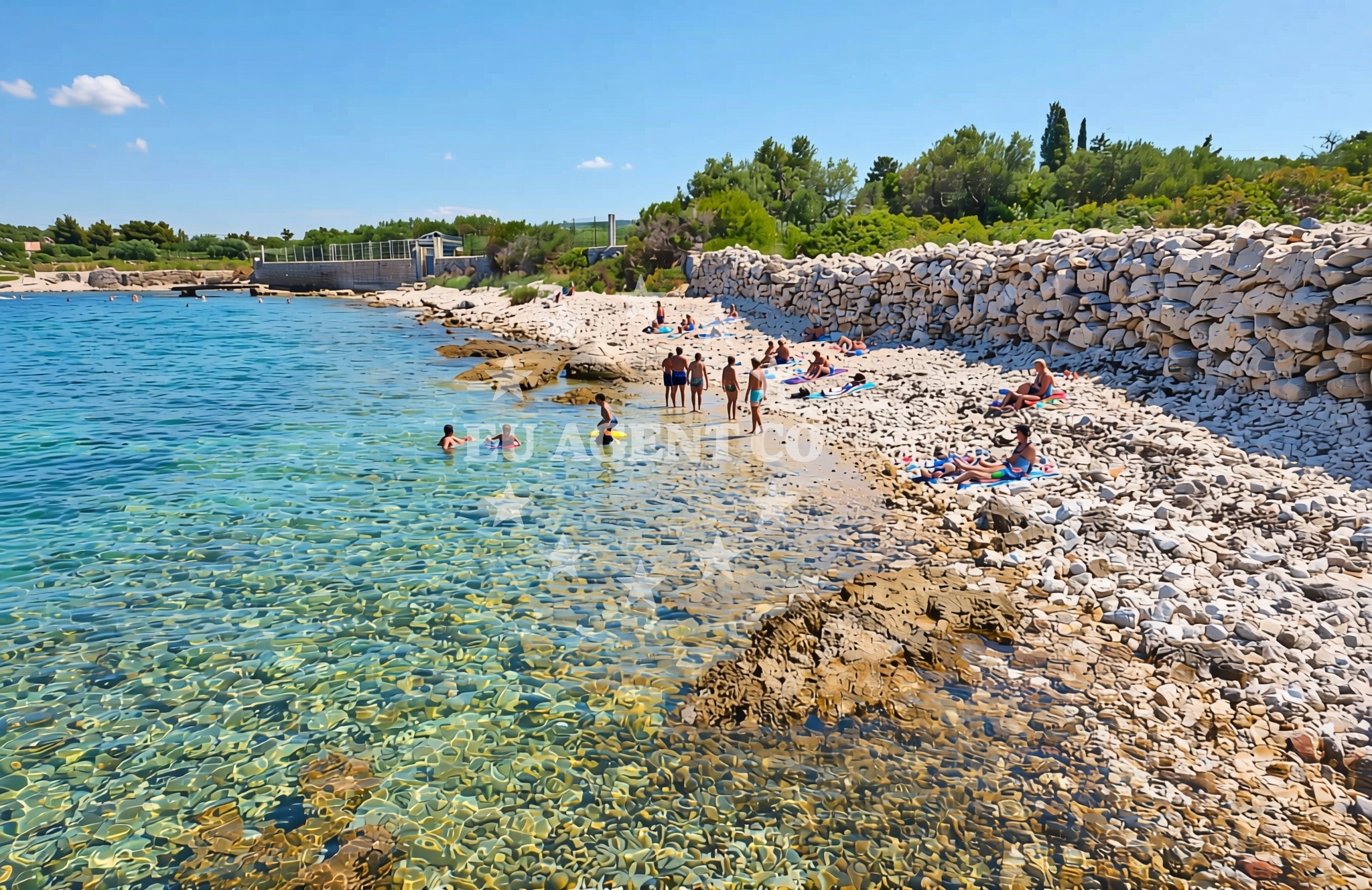 Additional view of Mirca zapad, Mirca (Brač) Beach in Mirca zapad