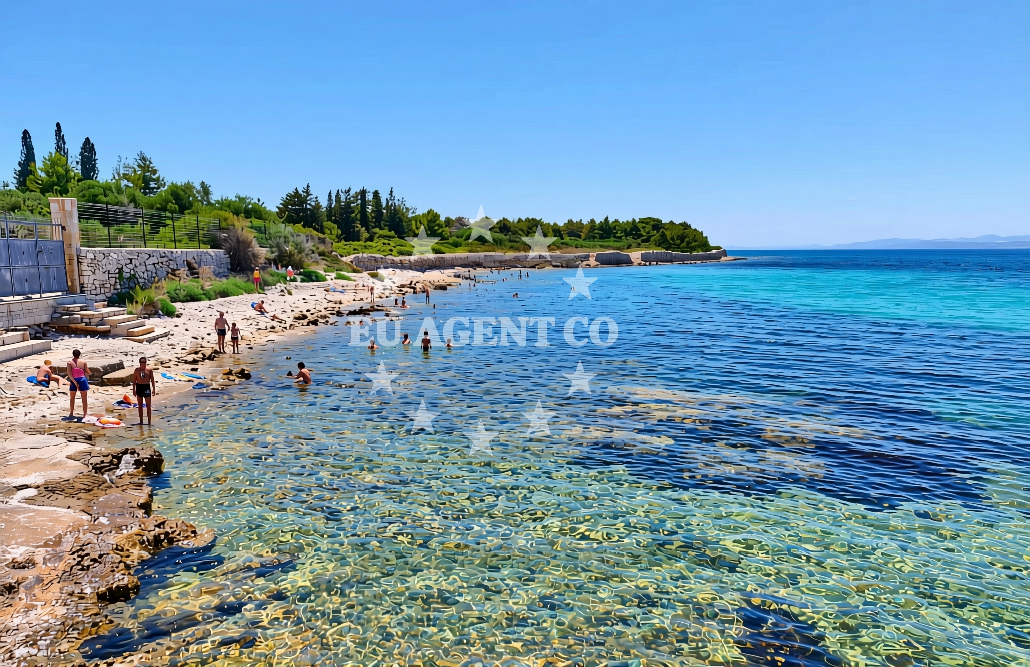 Additional view of Mirca zapad, Mirca (Brač) Beach in Mirca zapad