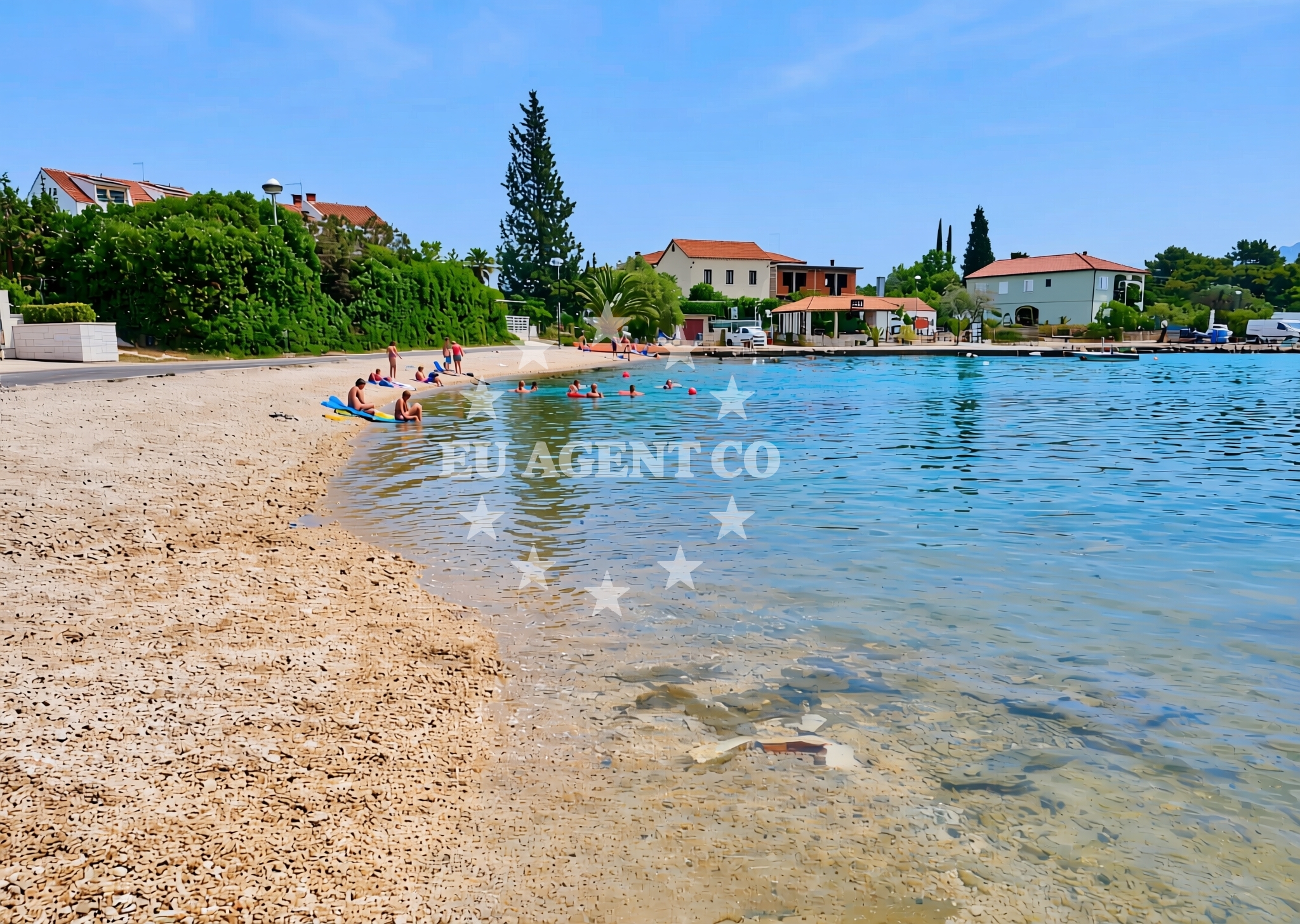 Overview of Mirće sjever, Lovište Beach in Mirće sjever