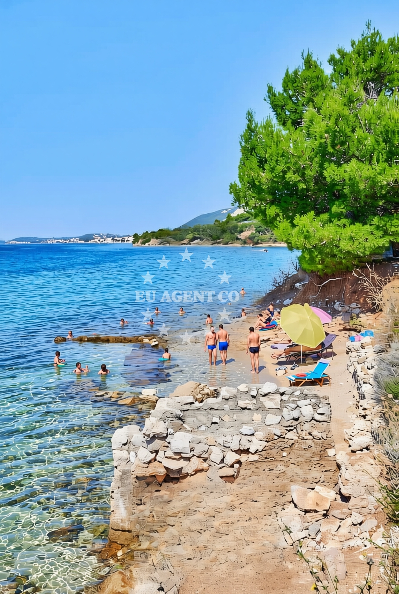 Additional view of Mirine sjever 1, Barbat na Rabu (Rab) Beach in Mirine sjever 1