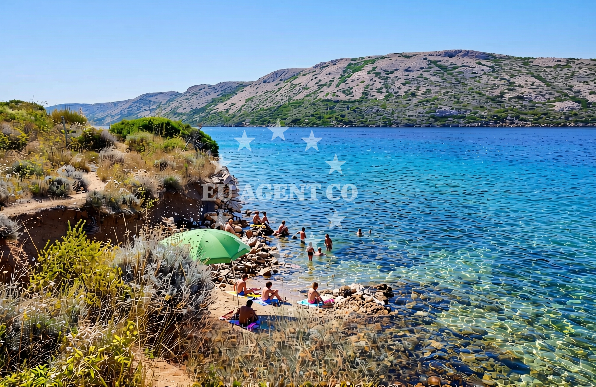Additional view of Mirine sjever 1, Barbat na Rabu (Rab) Beach in Mirine sjever 1