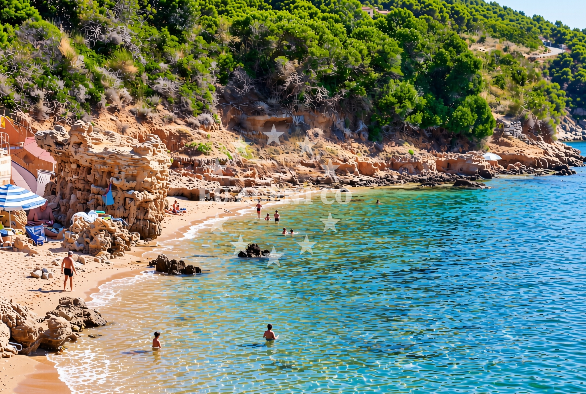 Additional view of Mirine sjever 2, Barbat na Rabu (Rab) Beach in Mirine sjever 2
