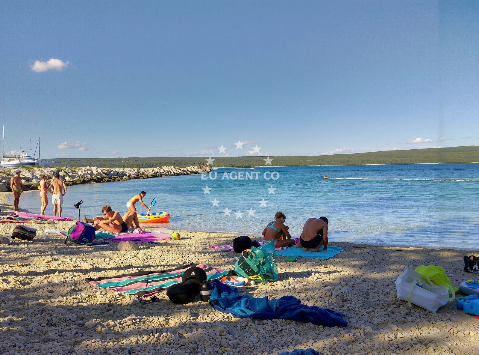 Sea and coastal view of Mirna beach in Ul. Vladimira Gortana 6B, Nerezine