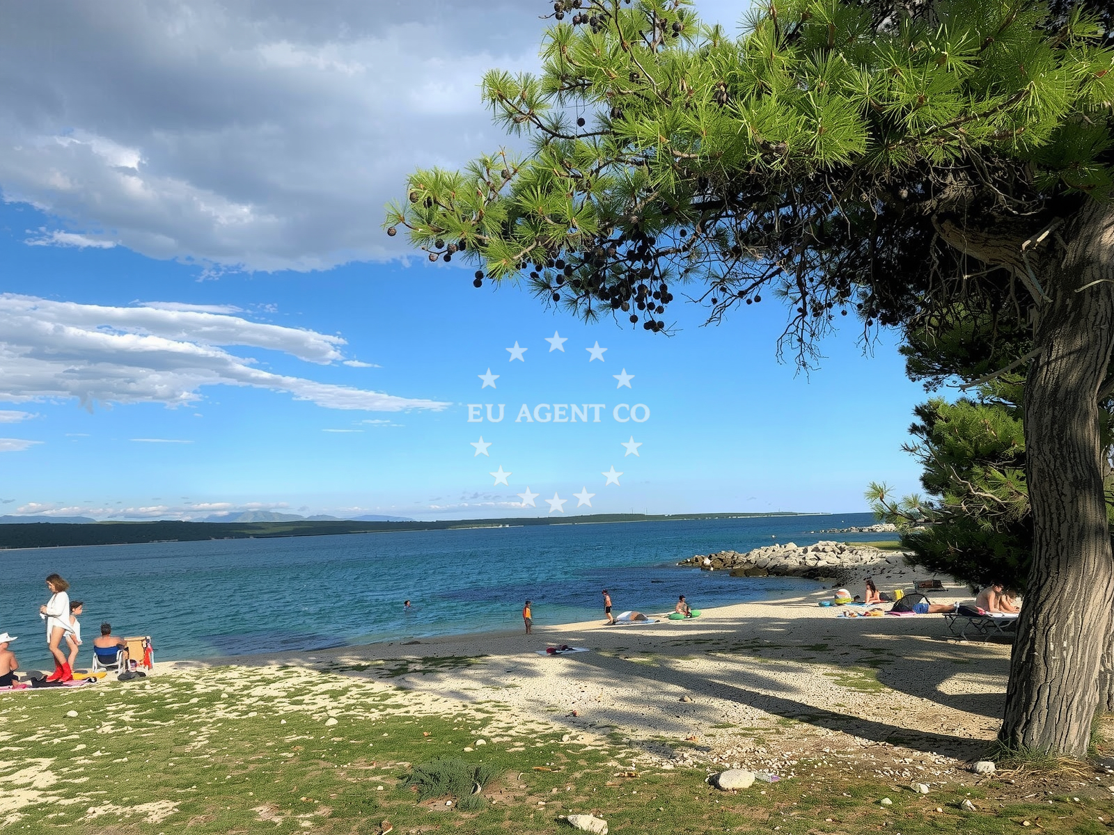 Additional view of Mirna beach in Ul. Vladimira Gortana 6B, Nerezine