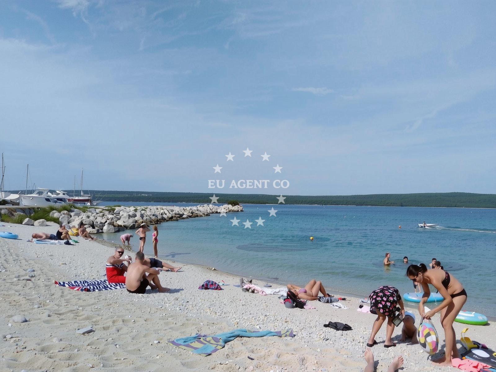 Additional view of Mirna beach in Ul. Vladimira Gortana 6B, Nerezine