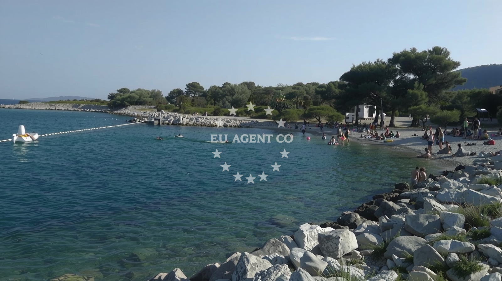 Additional view of Mirna beach in Ul. Vladimira Gortana 6B, Nerezine