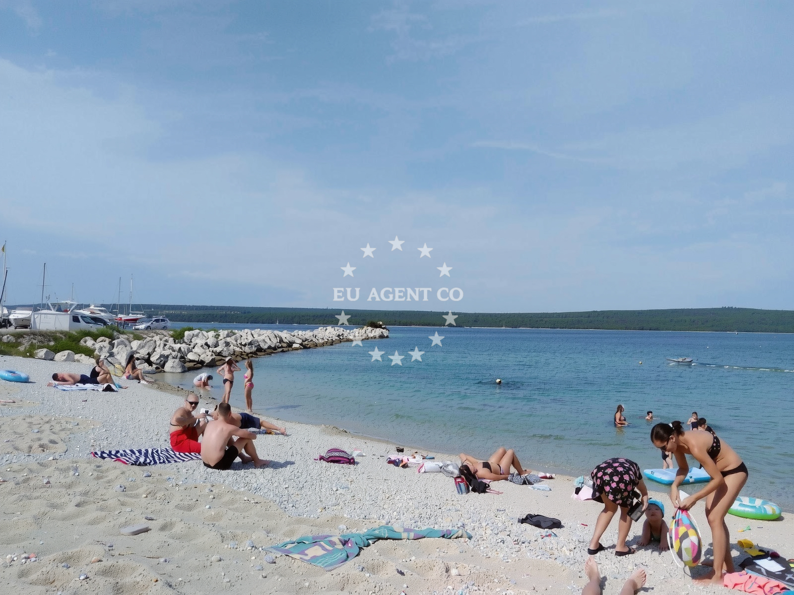 Additional view of Mirna beach in Ul. Vladimira Gortana 6B, Nerezine
