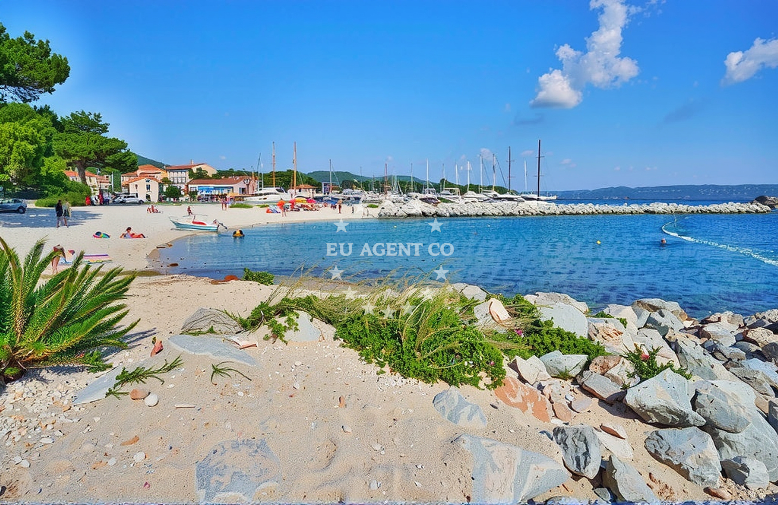 Additional view of Mirna beach in Ul. Vladimira Gortana 6B, Nerezine